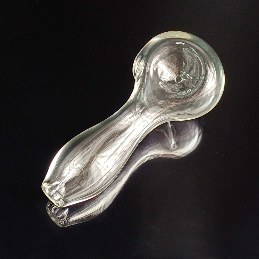 Transparent Glossy Glass Pipe