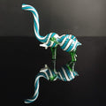 Striped Elephant Glass Pipe