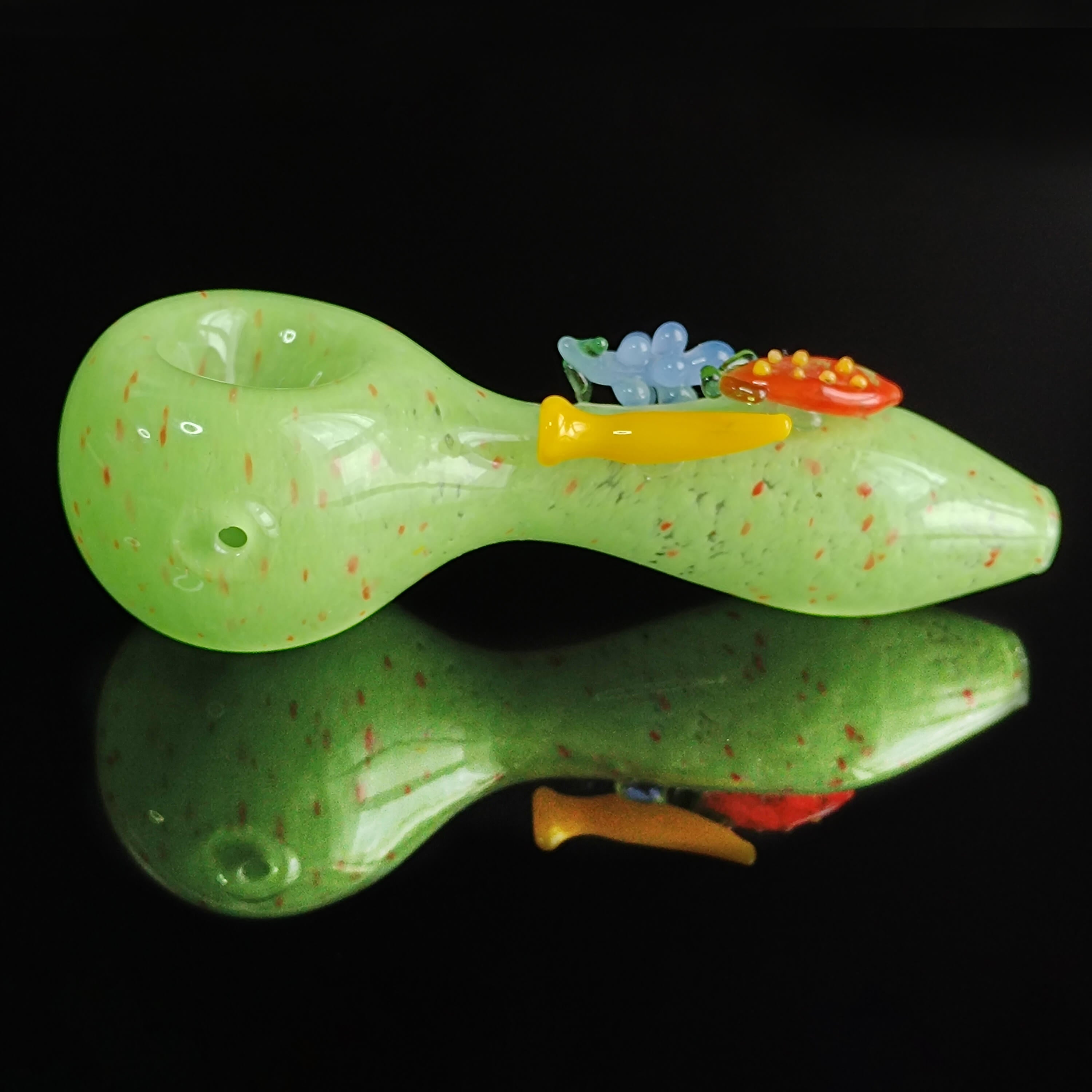 Green Fruit Glass Pipe