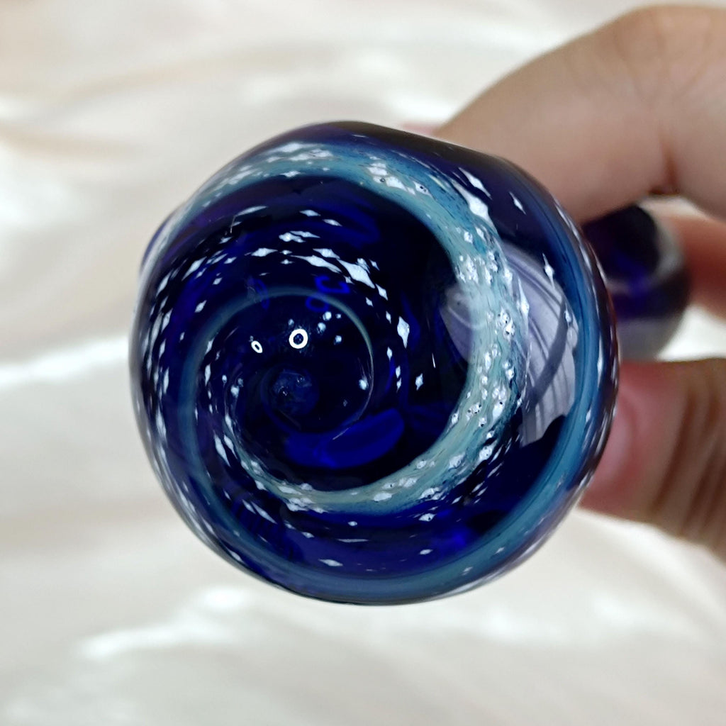 5 Inch Galaxy Space Glass Pipe,Unique Gift for Her,Art Womens Pipes,Spoon Pipe,Cute Girly Bowl,Pocket Pipe
