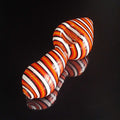 Striped Mushroom Glass Pipe