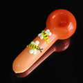 Gradual Orange Bee Glass Pipe