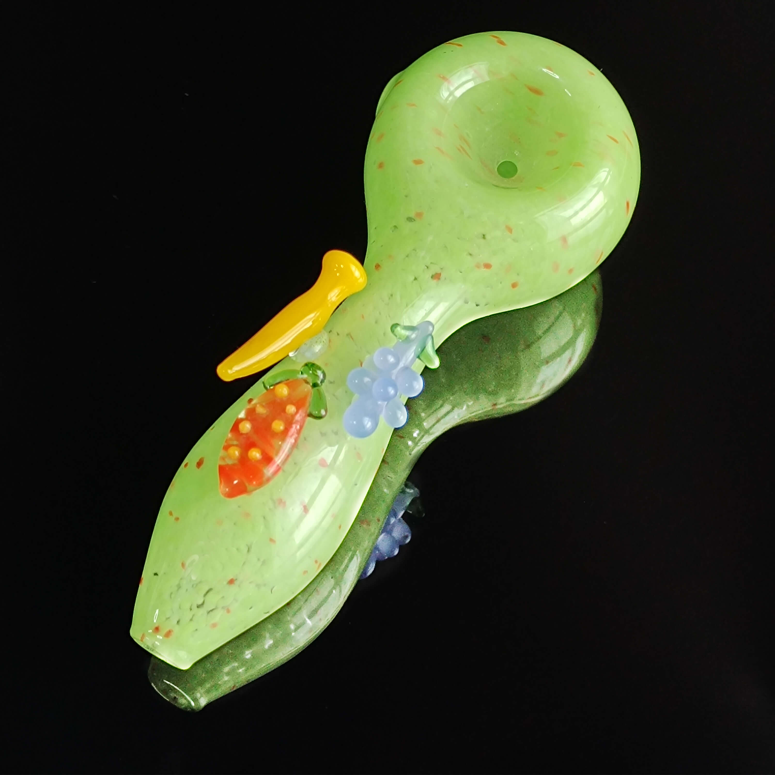 Green Fruit Glass Pipe