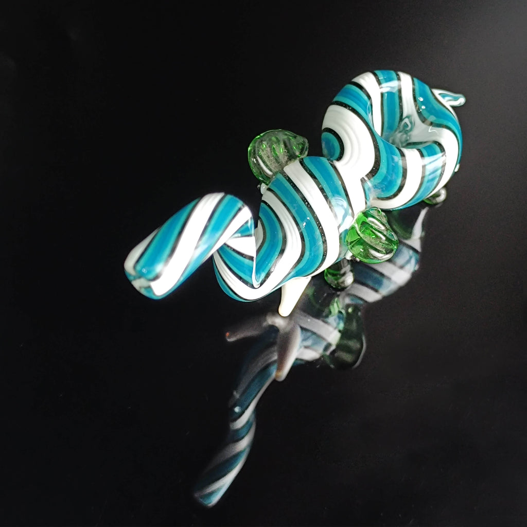 Striped Elephant Glass Pipe
