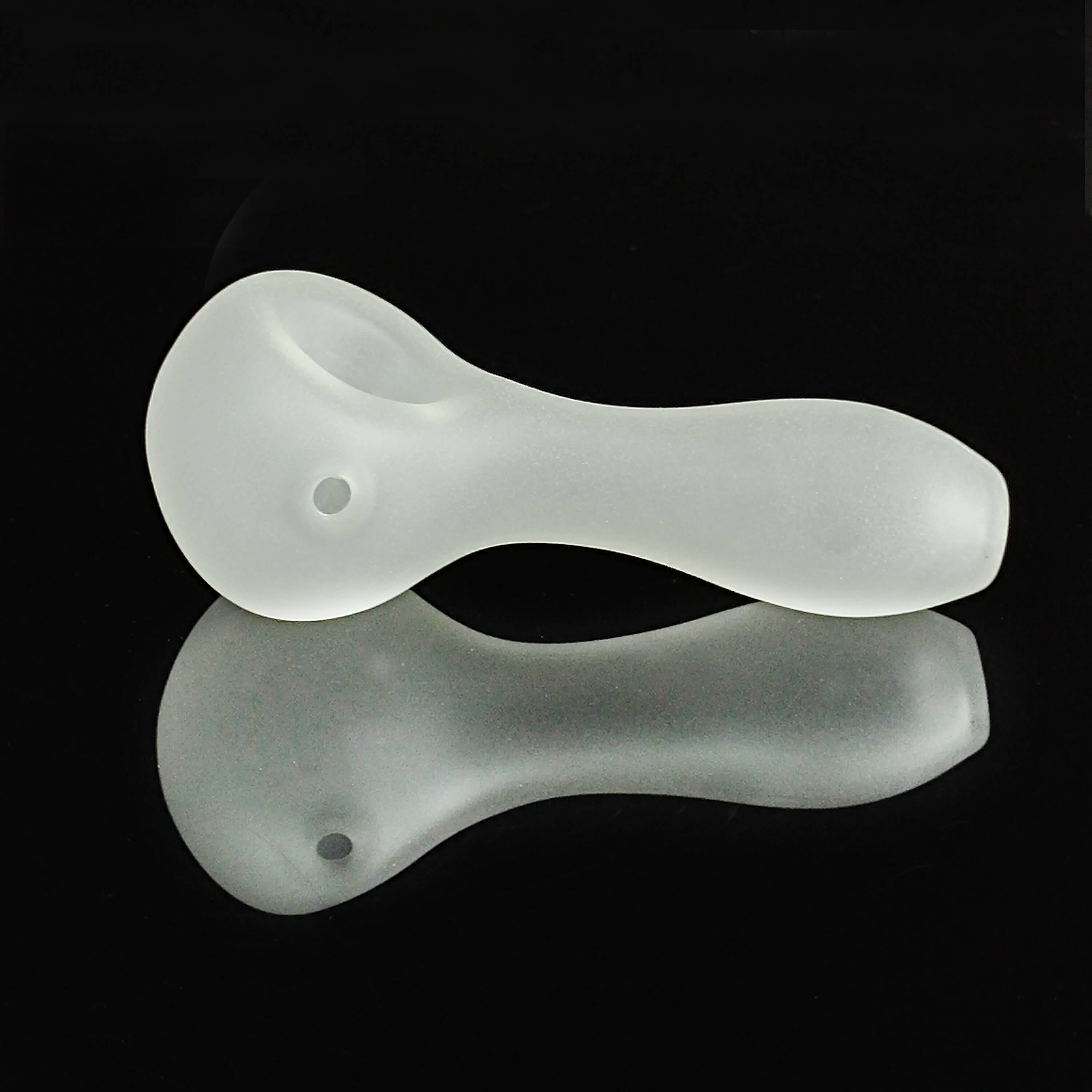 Transparent Frosted Glass Pipe
