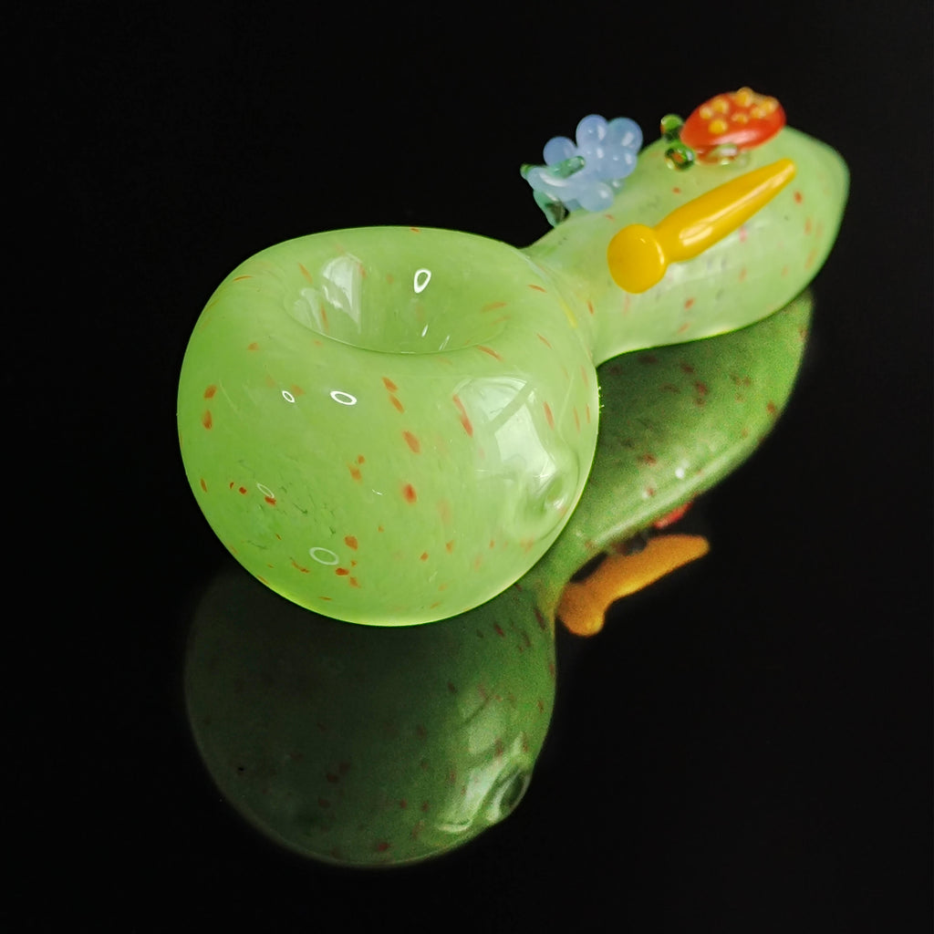 Green Fruit Glass Pipe