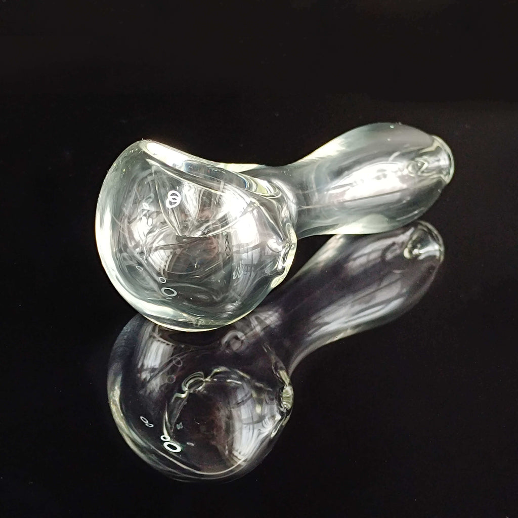 Transparent Glossy Glass Pipe
