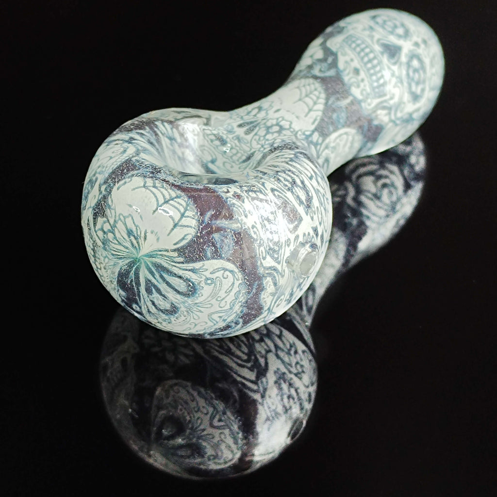 Ink Wash Painting Style Glass Pipe