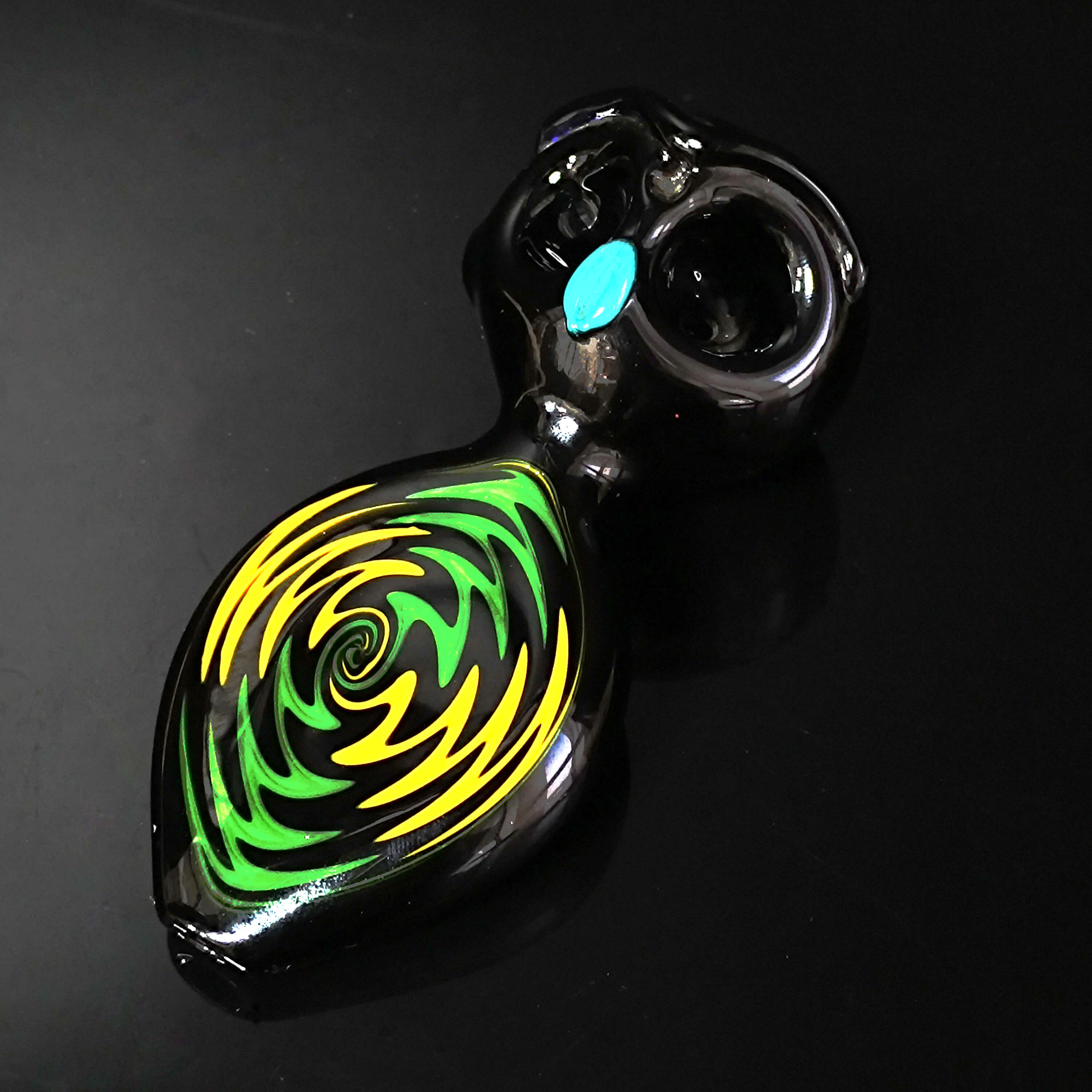 Handcrafted Owl Glass Pipe