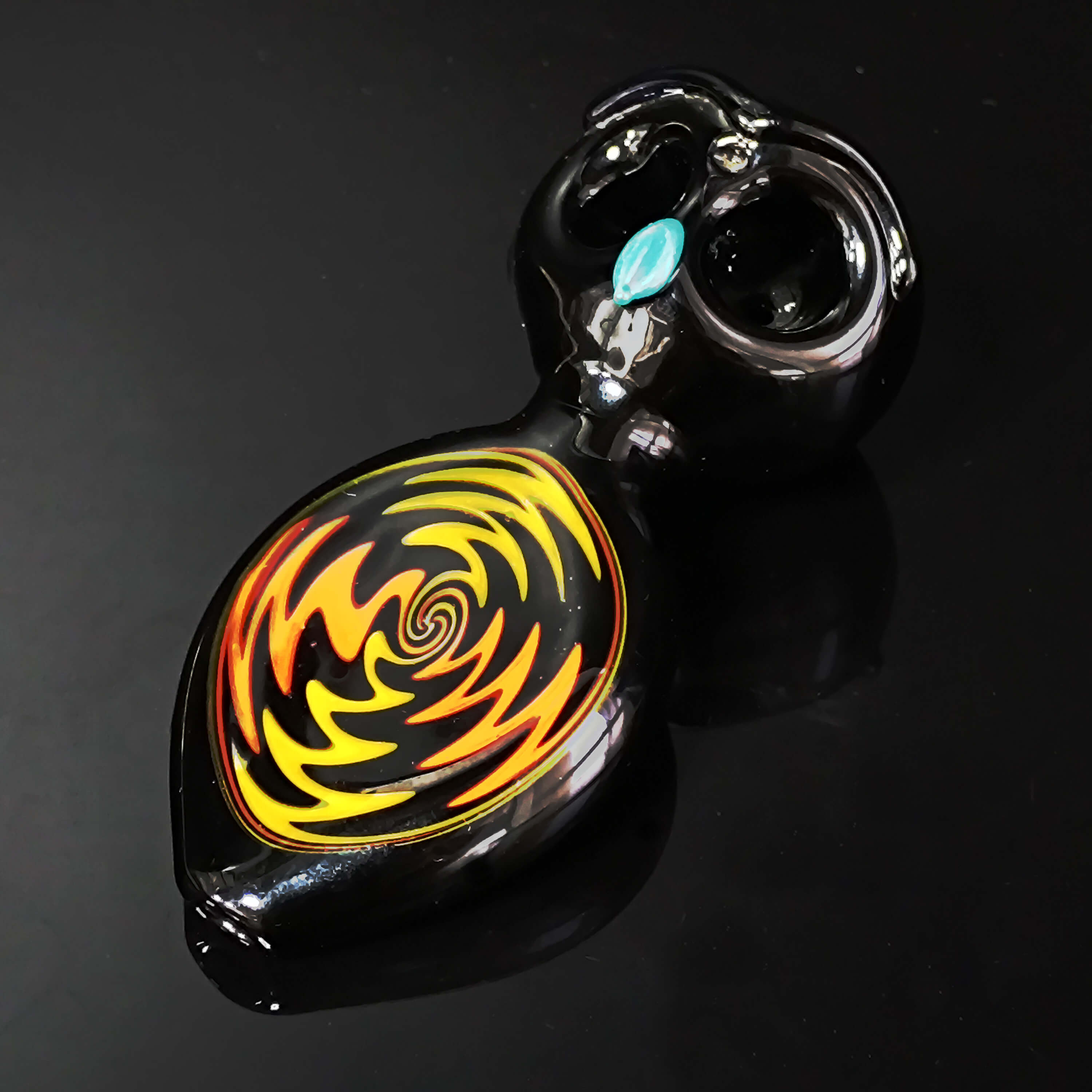 Handcrafted Owl Glass Pipe